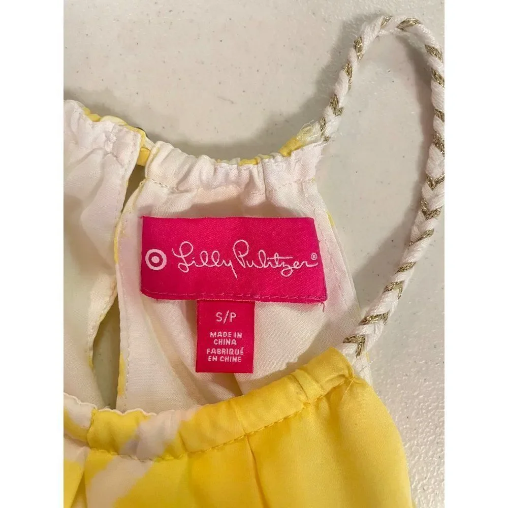 Lilly Pulitzer  for Target Yellow Pineapple Punch Tank Top Small - Picture 6 of 6